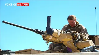 beautiful female tank commander master in the telemark battalion