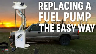 2000 Chevy Silverado Fuel pump replacement EASIEST WAY
