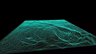 Wave simulation 3D - Processing JAVA