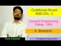 A Boredom Codeforces Round Div 1 Dynamic Programming Series CODEFORCES