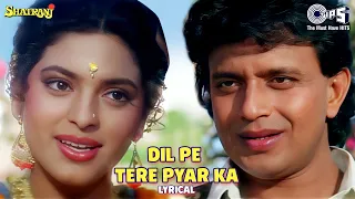 dil pe tere pyar ka paigam likh du lyrical shatranj kumar sanu sadhana sargam 90s hits