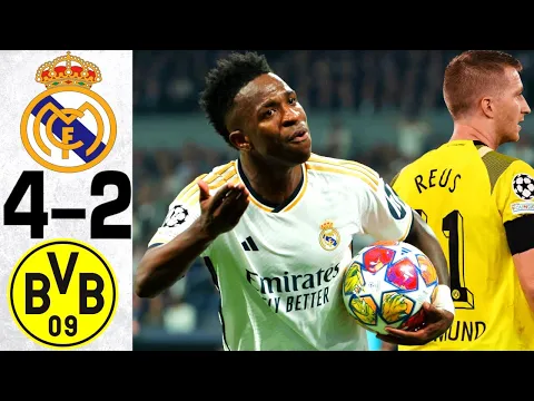 Download MP3 Real Madrid gegen Borussia Dortmund 4:2 – Alle Tore und Highlights – 2024 💥 FINALE