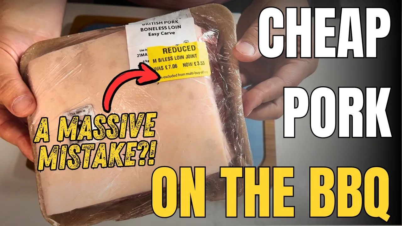Tried to BBQ a £3 Pork Loin... Here's What Happened