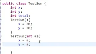Constructor Overloading - 2 Java Basics 23 Java in Telugu