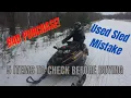 Buying A Used Snowmobile 5 Things to Look For Save Money Time