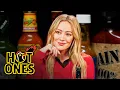 Hilary Duff Tests Her Luck While Eating Spicy Wings Hot Ones