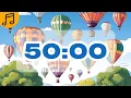 50-minute timer with calming LOFI instrumental music Deep Countdown