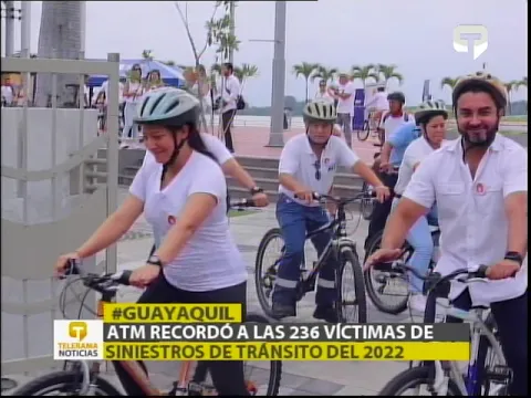 ATM recordó a las 236 víctimas de siniestros de tránsito del 2022