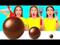 Lagu Big, Medium and Small Plate Challenge | Amazing Food Challenges by Fun