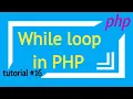 while loop in php PHP tutorial 16