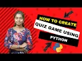 HOW TO CREATE A QUIZ GAME USING PYTHON IN TAMIL