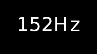 Speaker Sound Test 152Hz