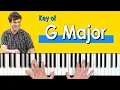 G Major Scale - Fingering and Chords for Piano