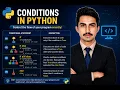 Conditional Statements in Python Easy Tutorial for Beginners