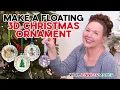 3D Floating Christmas Ornament Tutorial Slice Form With Acetate