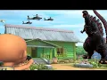 Godzilla Muncul Di Kampung Durian Runtuh!!! || MEME Upin Ipin ||