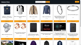 Amazon Clone using Html Css and Javascript