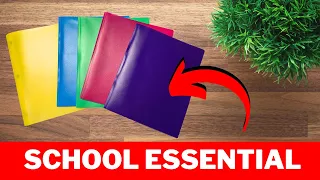 Mr Pen plastic pronged folder review for K-12 school supplies