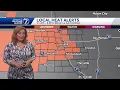 Thursday morning showers heating up for Omaha area