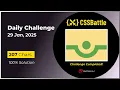 CSS Battle 100 Solution Daily Challenge Jan 29 2025 Master HTML CSS