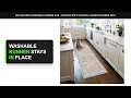 2x6 Hallway Washable Runner Rug Vintage Soft Kitchen Laundry Runner with Non Slip Backing