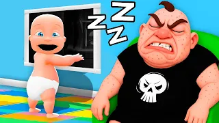 Baby Escapes EVIL BULLY 