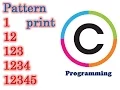 Number pattern using C