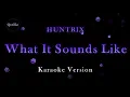 Download Lagu HUNTRIX - What It Sounds Like (Karaoke Version by QraOke)