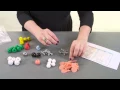 Building a molecule with the molecular modeling kit