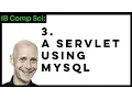 A servlet that connects to a MySQL Database and gets data