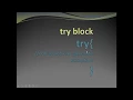 How to Handle Exception in java in urdu