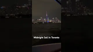 Midnight in Toronto is more mystical from the water 🌌⭐️🌙⛵️#6ix9ine #sailinglovers #travel #toronto