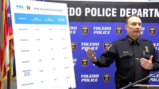 Toledo Police Mayor present 2024 crime stats