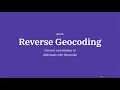 How to Reverse Geocode Convert Coordinates to Addresses with Geocodio