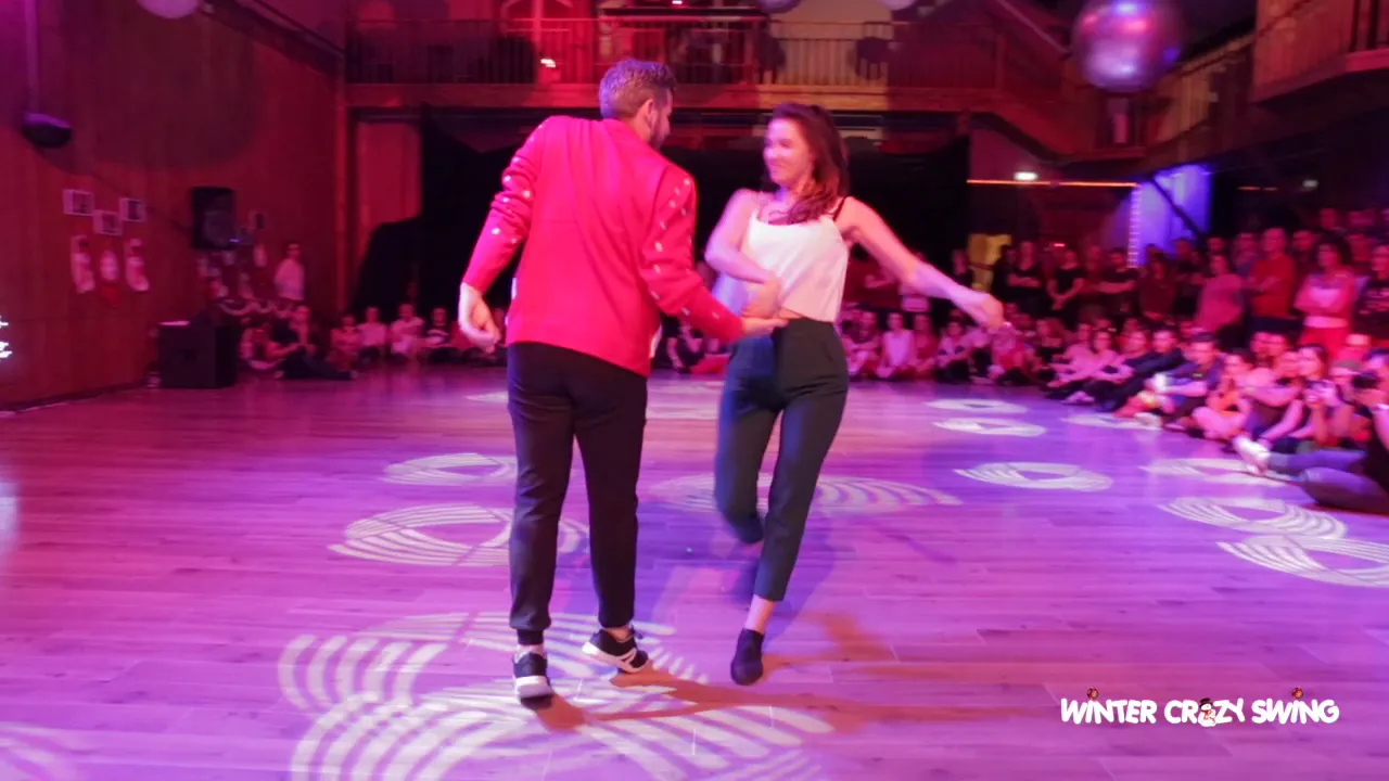 Improv West Coast Swing Dance - Maxence Martin & Virginie Grondin - Winter Crazy Swing 2019