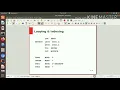 SIC Looping Indexing - part 1