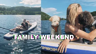 family hangouts reacting to old videos mountain hike baking 
