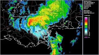 2019 Olga - New Orleans LA WSR-88D Radar Animation 1280x720