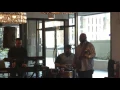 Musician Marcus Johnson at All Set Restaurant Bar