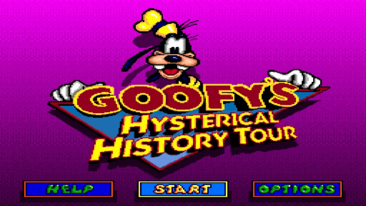 Goofy's Hysterical History Tour Midieval Exhibit SEGA cover by HOBBY TIMES