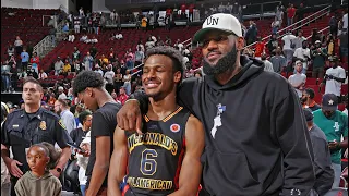 BRONNY JAMES IS ONLY 6 1 SMH