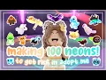 Making 100 NEON PETS to get rich in Adopt Me