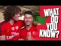 NAME BRAZILIAN GOALSCORERS David Luiz v Gabriel Martinelli What Do You Know Brazil special