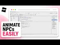 How to Script NPC Behavior in Roblox Studio Humanoid Action Loops