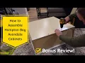 How to Assemble Hampton Bay Avondale Cabinets and Review