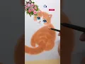 How to draw realistic cat drawing watercolor painting