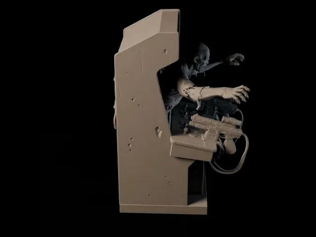 The Modern Mimic: Zombie-Breached Arcade Cabinet (32mm & 150mm) video thumbnail
