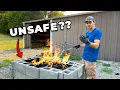 The Deadliest Fire Pit Material