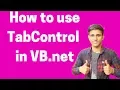 How to Use TabControl in vb net Shubham Jangid