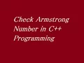 Check Armstrong Number in C Programming
